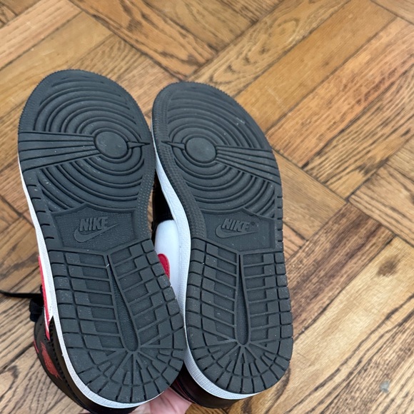 Nike Air Jordan Black and Red Sneakers - Picture 3 of 5